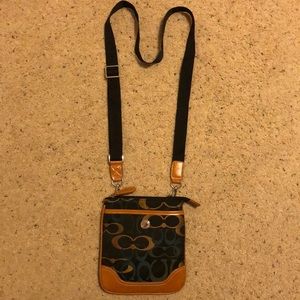 Coach fabric crossbody bag